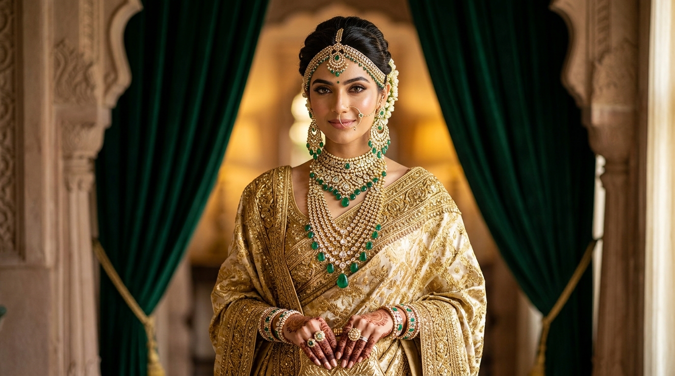 Solid 22K Royal Bridal Heirloom
